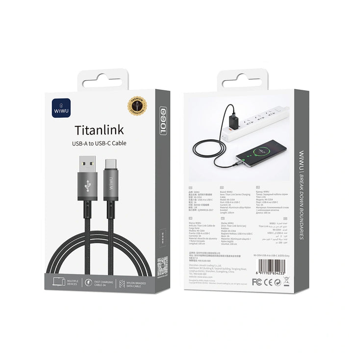 Wiwu Titanlink Charging Cable A-C