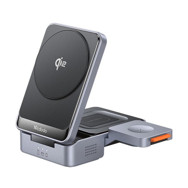 Mcdodo Qi2 Foldable 3 in 1 Magnetic Wireless Charging Station