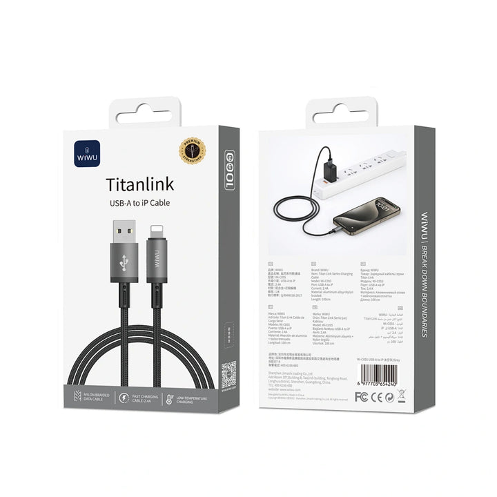 Wiwu Titanlink Charging Cable A-Lightning