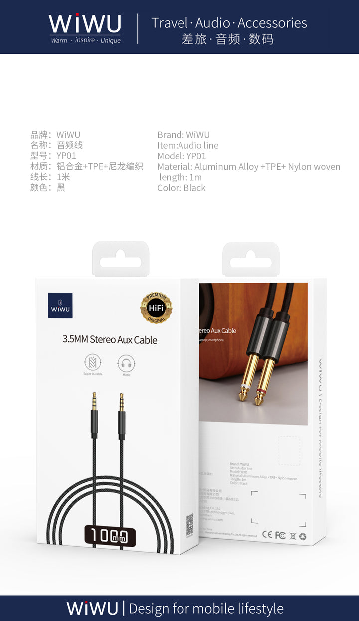 Wiwu 3.5mm Audio Cable