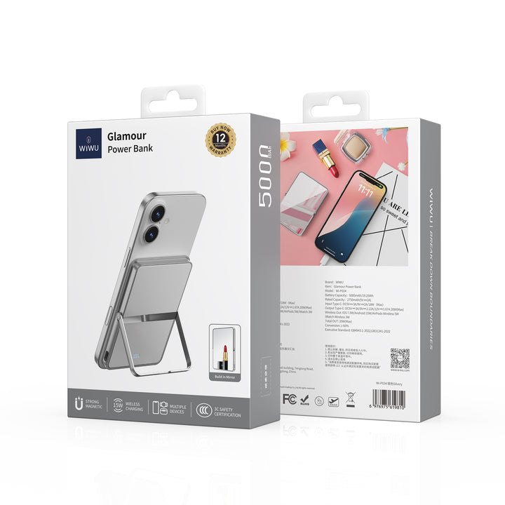 Wiwu Mirror Power Bank 5,000mAh