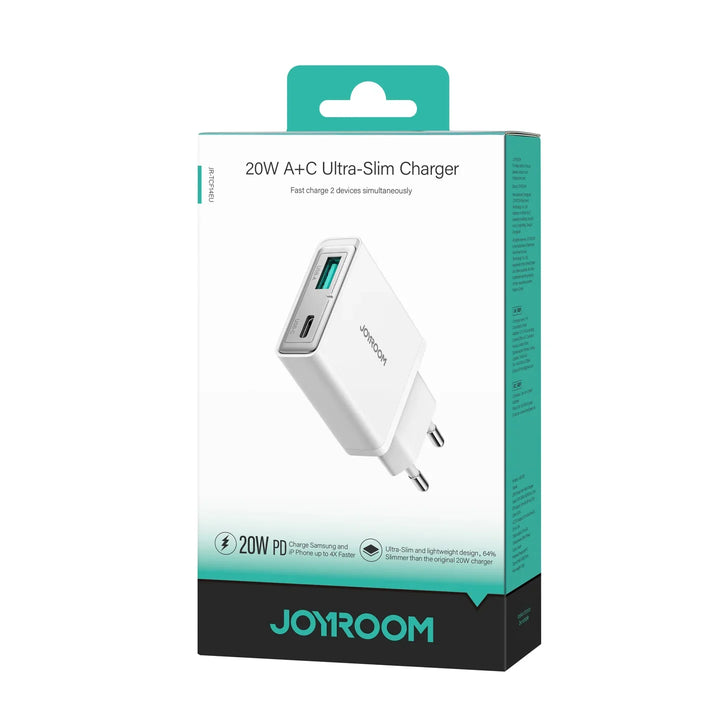 Joyroom 20W Dual-
Port (A+C) Charger
