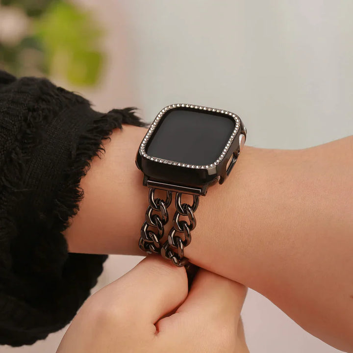 Metal Double Chain Strap for Apple Watch