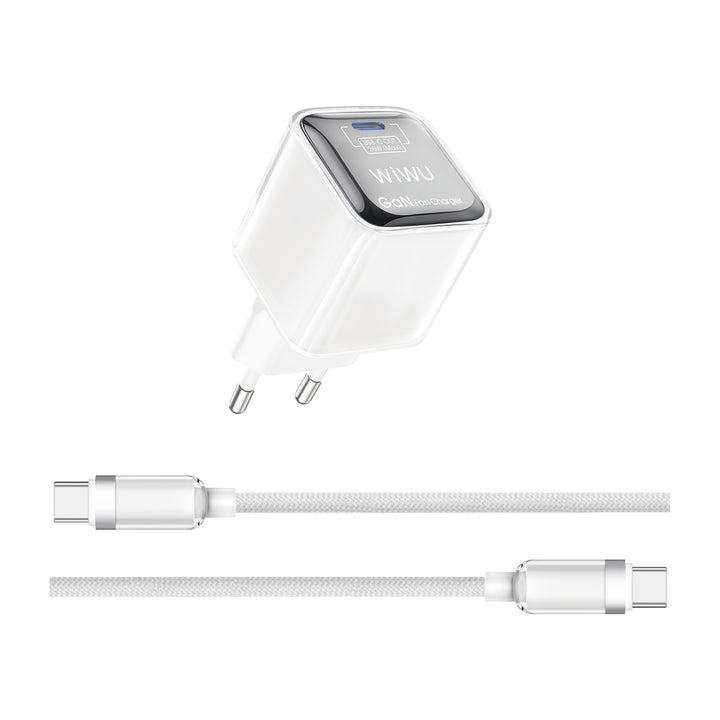 Wiwu Jello 20W GaN Charger + Type-C Cable
