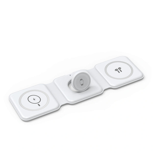 Wiwu Magnetic Foldable 3-in-1 Wireless Charger