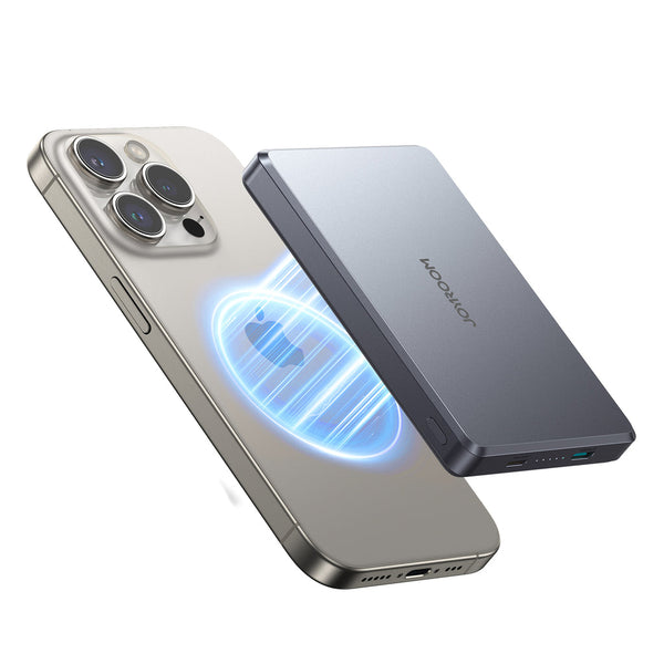 Joyroom Ultra-Slim Metal Magnetic Wireless Power Bank 10K