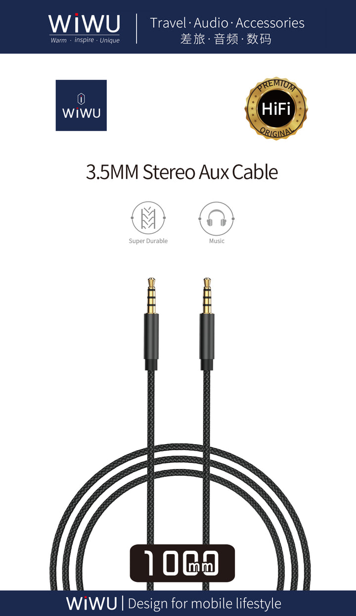 Wiwu 3.5mm Audio Cable