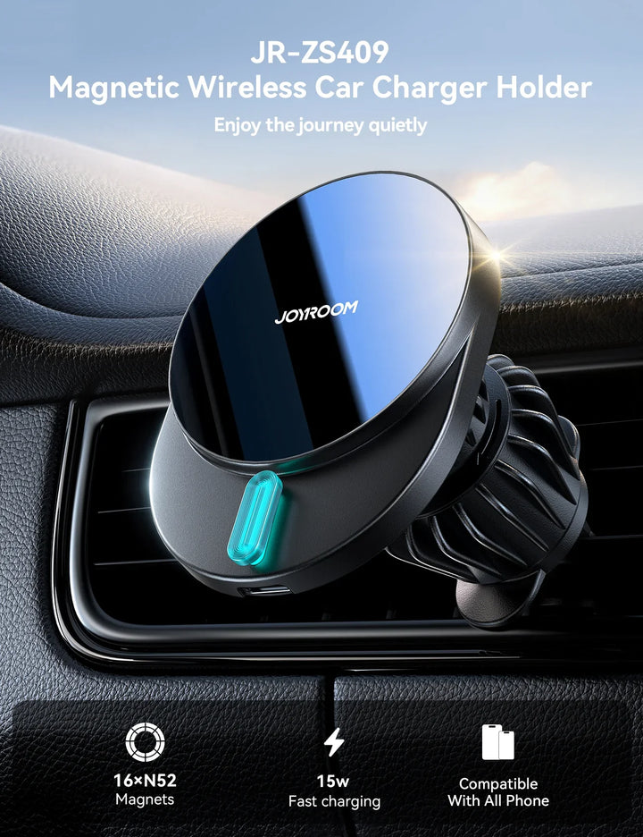 Joyroom Magsafe Wireless Car Charger Holder (Air Vent)