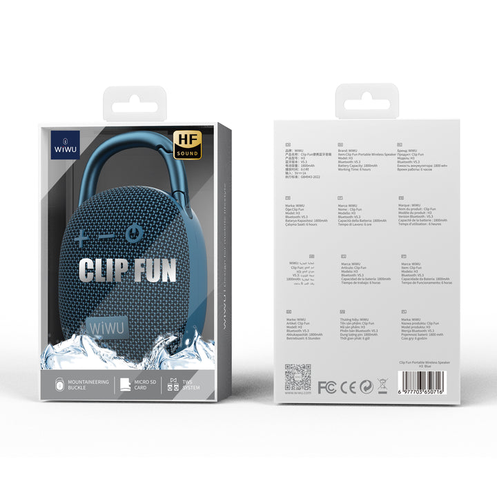 Wiwu H3 Clip-On Wireless Speaker