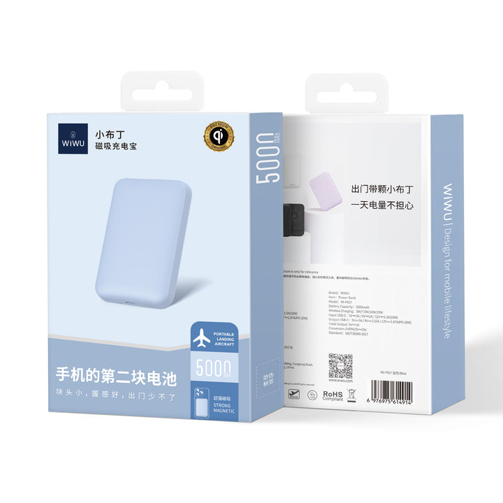 Wiwu Colorful Magnetic Power Bank 5,000mAh