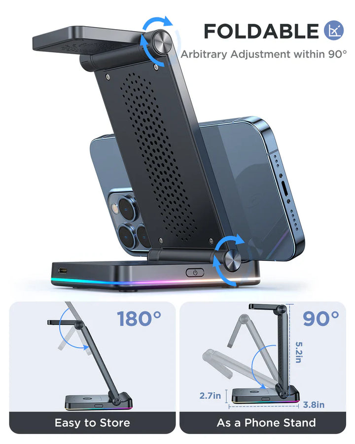 Joyroom 3-in-1
Foldable Wireless Charging Station