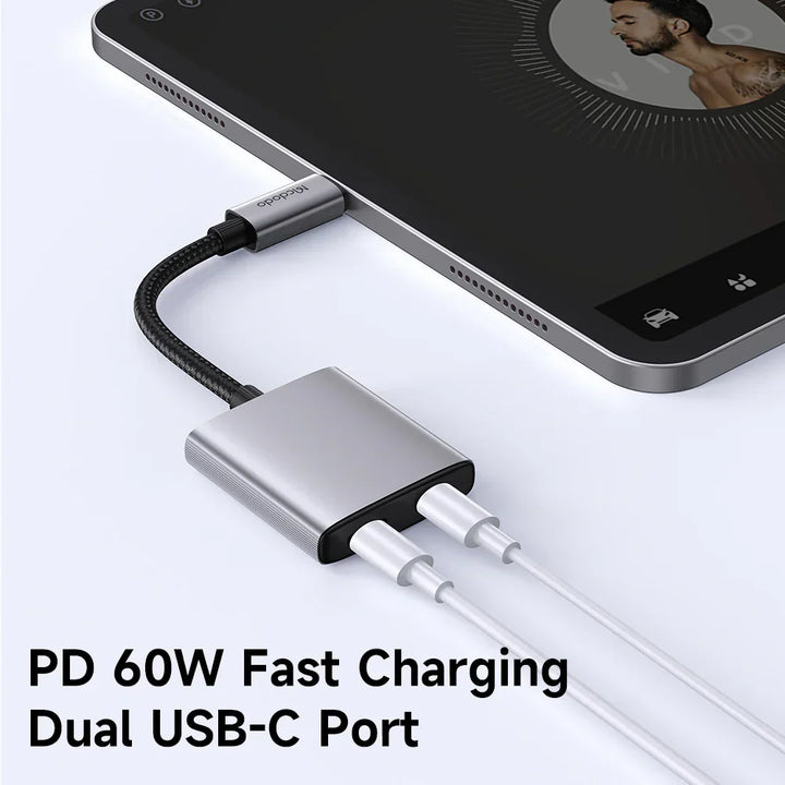 Mcdodo 2 in 1 Usb-C to Usb-C+Usb3.5mm Audio Adapter