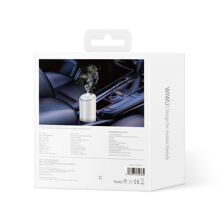 Wiwu Rechargeable Car Perfume Diffuser