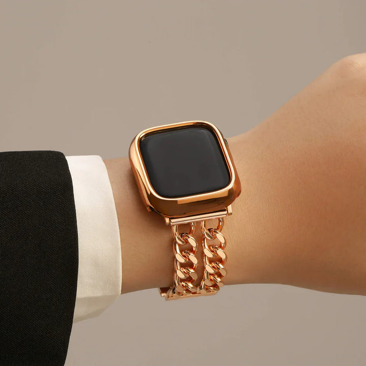 Metal Double Chain Strap for Apple Watch