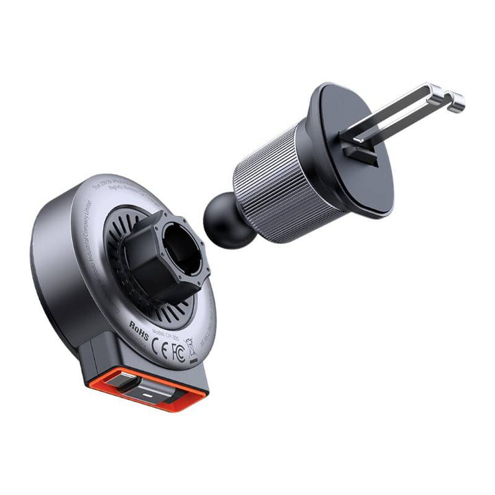 Mcdodo 15W Magnetic Wireless Car Charger With Retractable Cable