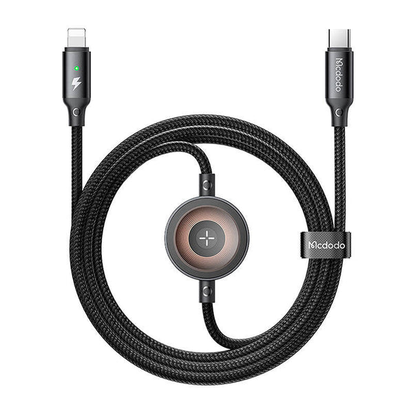 Mcdodo 2 in1 36W Usb-C to Lightning+ Wireless Charger for Apple Watch Cable