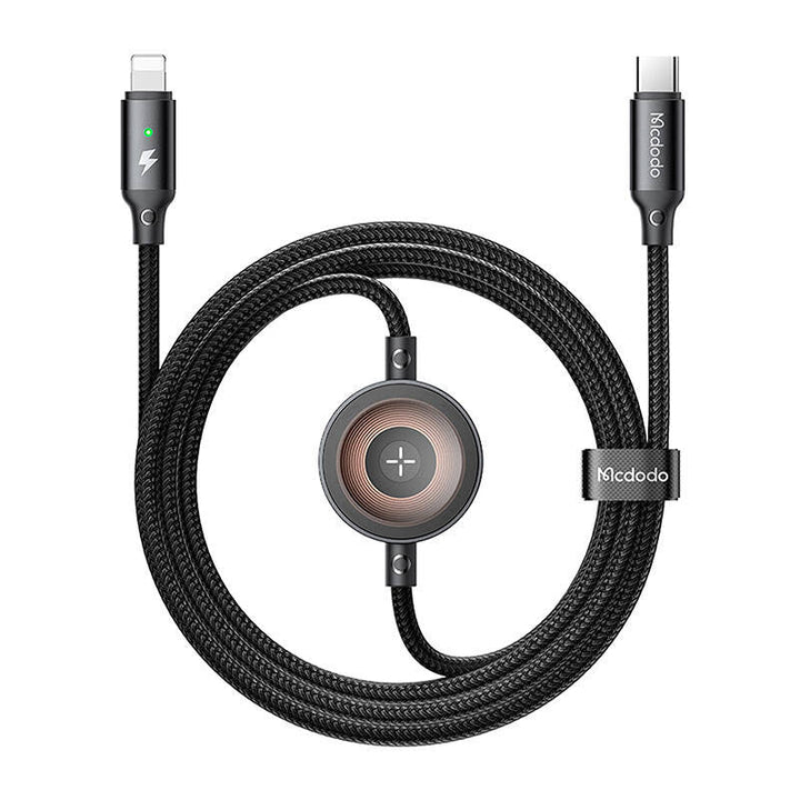 Mcdodo 2 in1 36W Usb-C to Lightning+ Wireless Charger for Apple Watch Cable