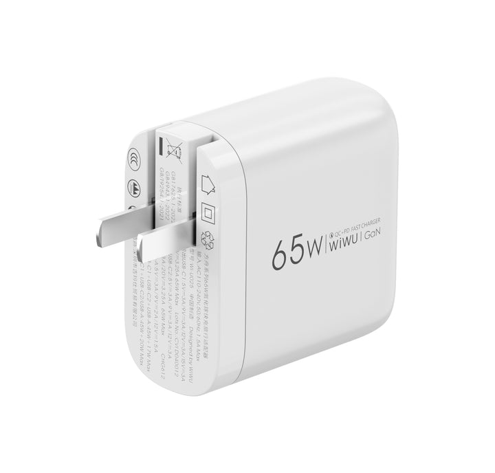 Wiwu Ark GaN 65W PD+QC Fast Charger