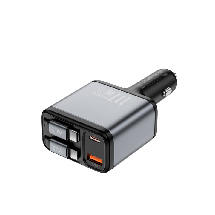 Wiwu Exceed Triple-Port Fast Car Charger