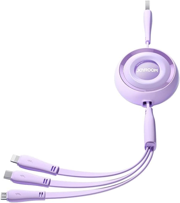 Joyroom 3- in-1 mini Retractable Charging Cable