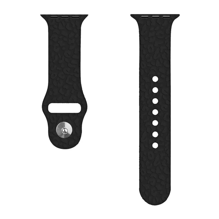 Leopard Craved Rubber Band for Apple Watch