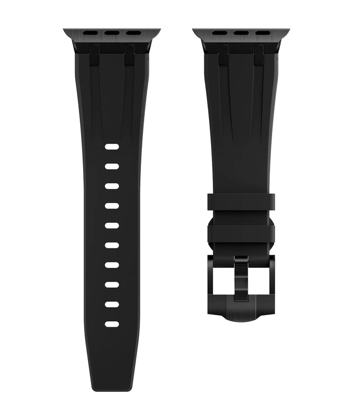 Rubber Ultra Black Buckle for Apple Watch