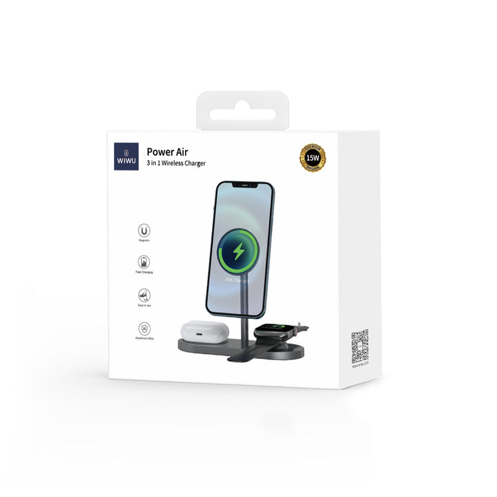 Wiwu Power Air X23 3-in-1 Charger