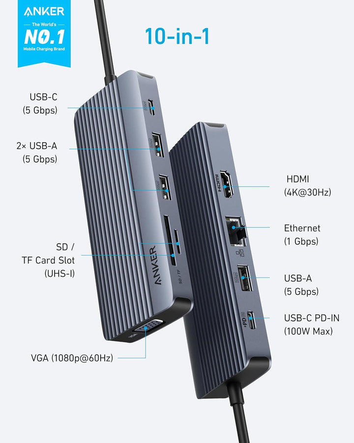 Anker 10 in 1 Hub