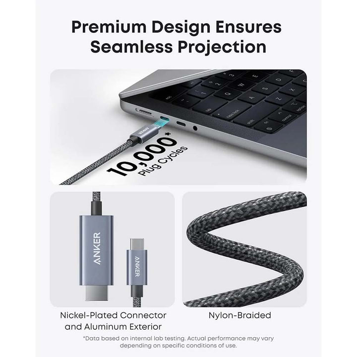 Anker Nano Usb C To Hdmi Cable 180 Cm