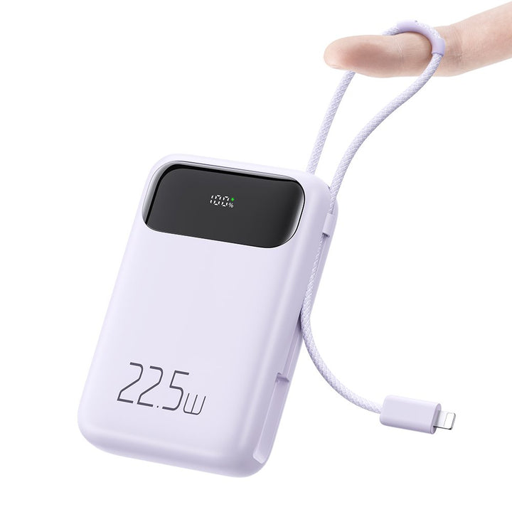 Mcdodo 22.5W 10K  Power Bank With Built-in Lightning Cable