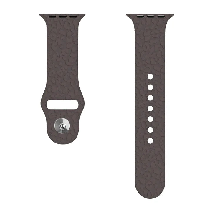 Leopard Craved Rubber Band for Apple Watch