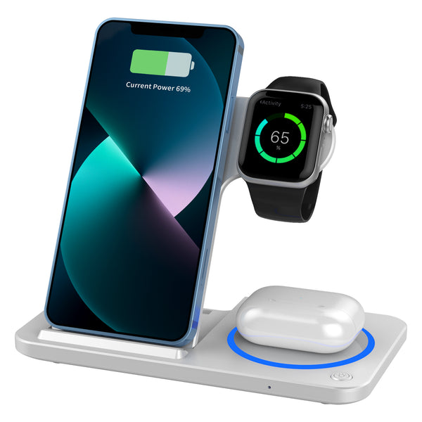 Wiwu 3-in-1 Wireless Charger Dock