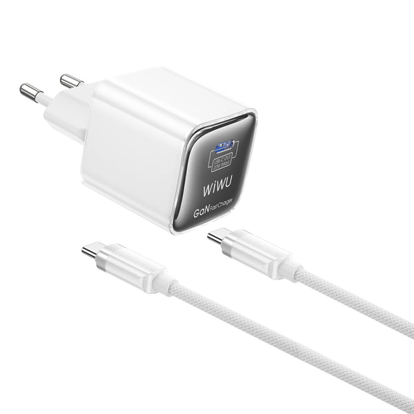 Wiwu Jello 20W GaN Charger + Type-C Cable