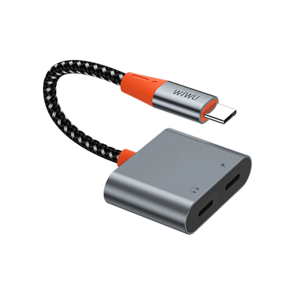 Wiwu Type-C to Dual Type-C Adapter LT11