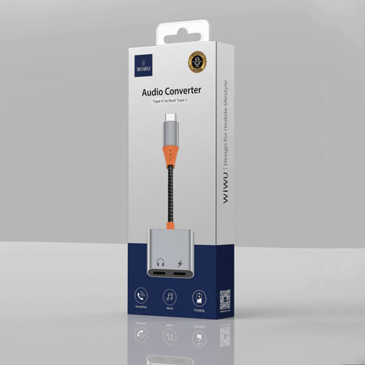 Wiwu Type-C to Dual Type-C Adapter LT11