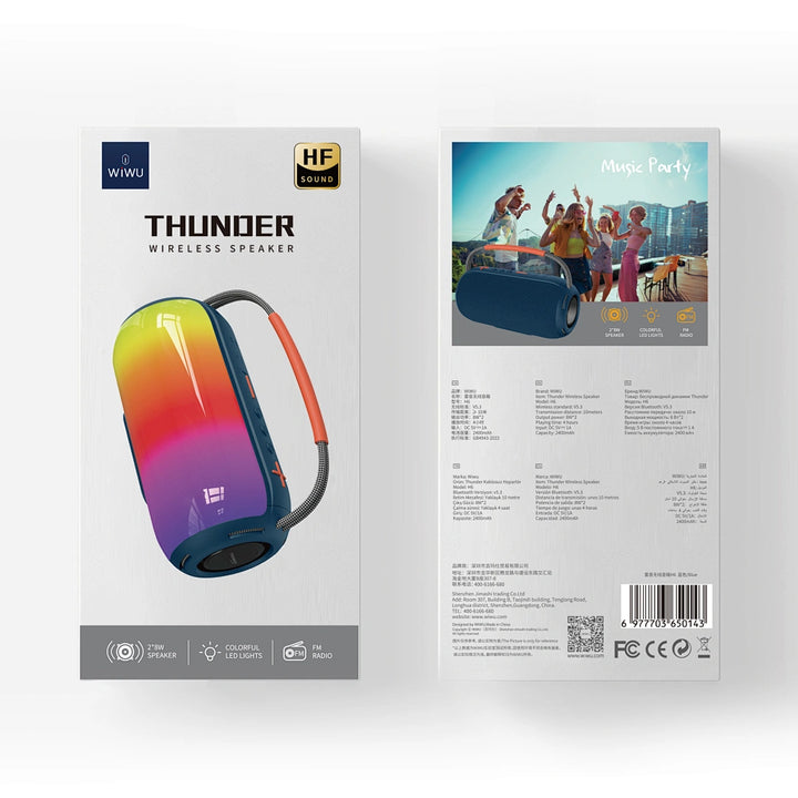 Wiwu Thunder Wireless Speaker H6