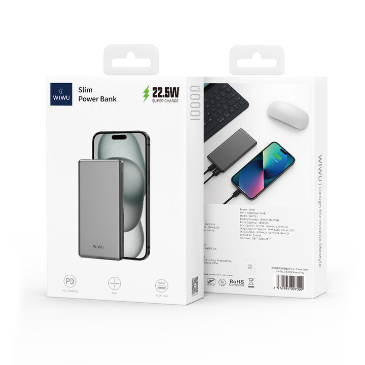 Wiwu Slim Power Bank 10,000mAh