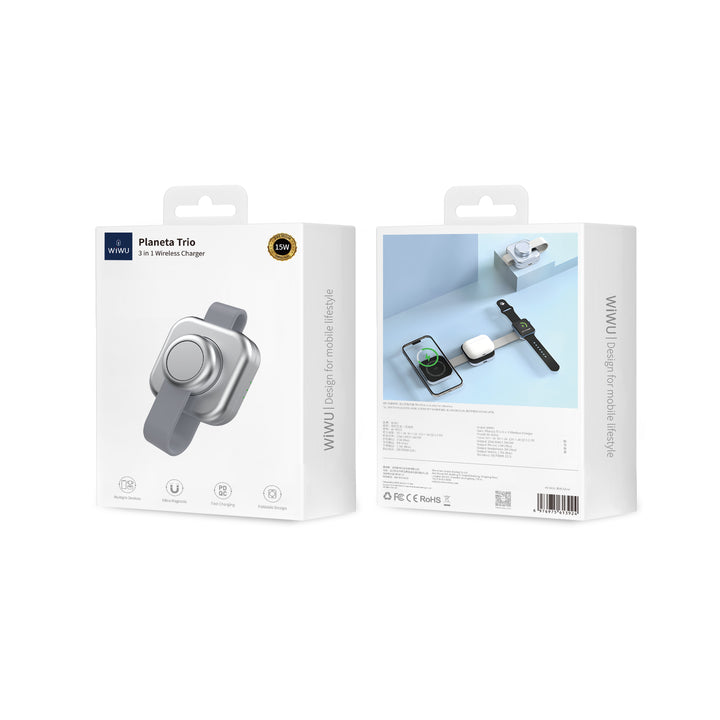 Wiwu Planeta Trio 3-in-1 Wireless Charger
