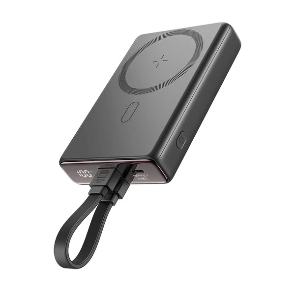 Joyroom Magnetic Wireless Power Bank with Built-in Cable & Kickstand 10K