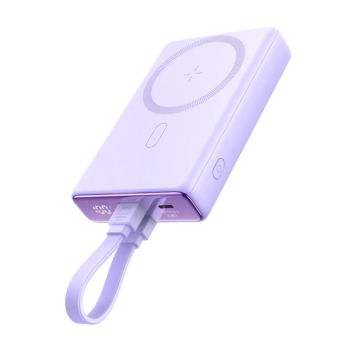 Joyroom Magnetic Wireless Power Bank with Built-in Cable & Kickstand 10K