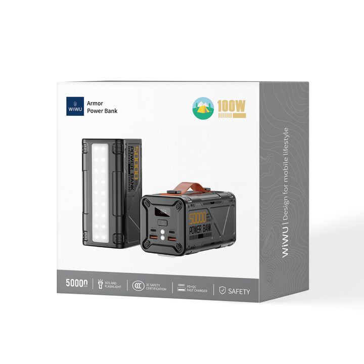 Wiwu Armor Power Bank 50,000mAh