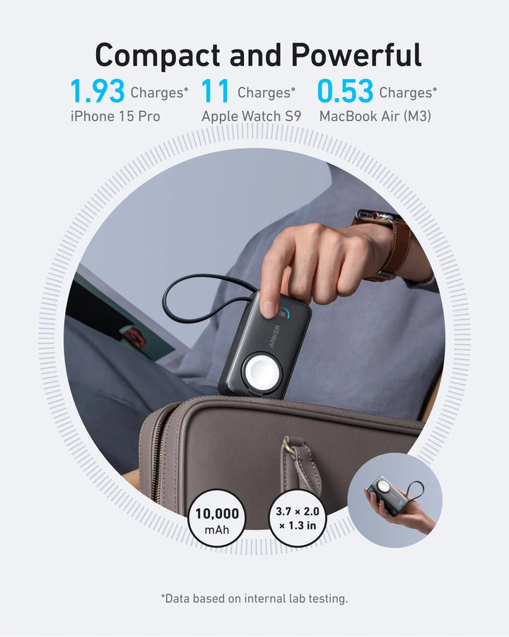 Anker Mag Go PowerBank With Apple Watch Charger