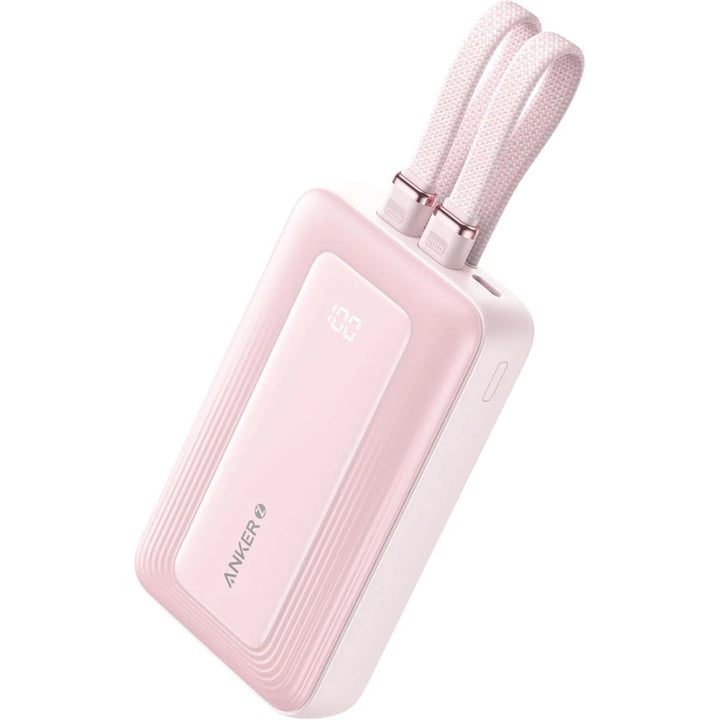 Anker Zolo PowerBank 10000Mah 30W With Built In Usb C & Lightning Cable