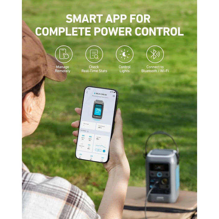 Anker SOLIX DC Power Bank Station, 300W - 90,000mAh