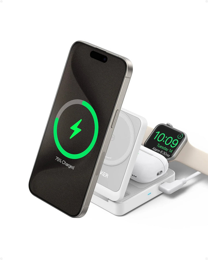 Anker Mag Go 3in1 Wireless Charger 15W