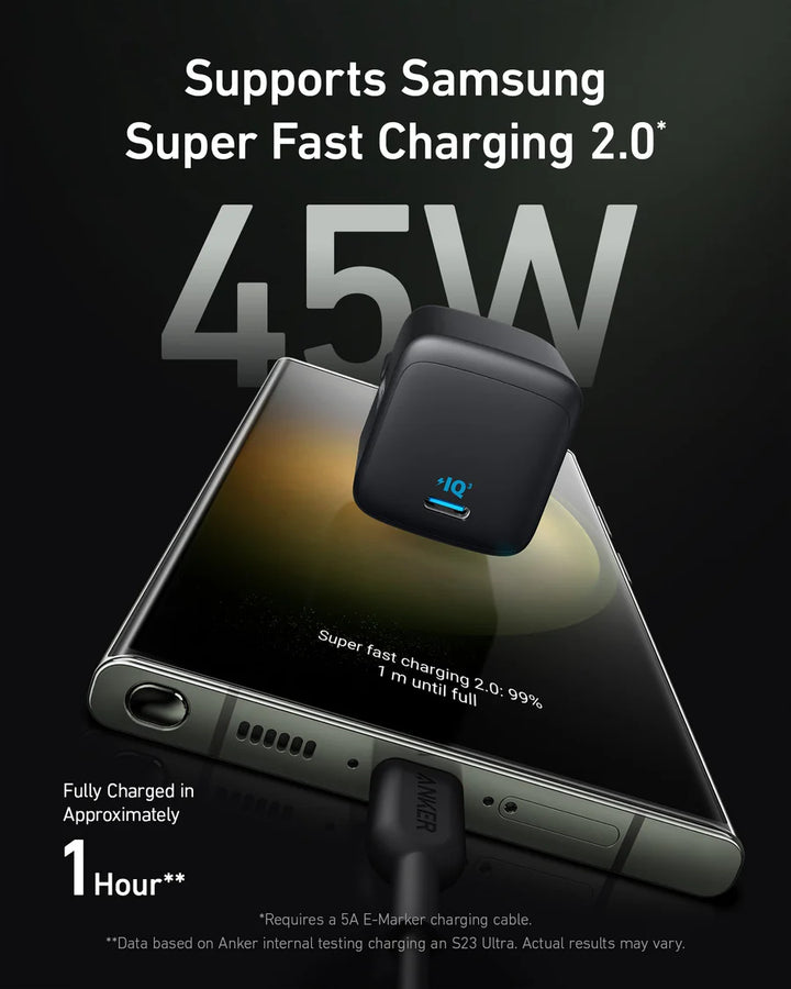 Anker Charger 45W Fast Charging