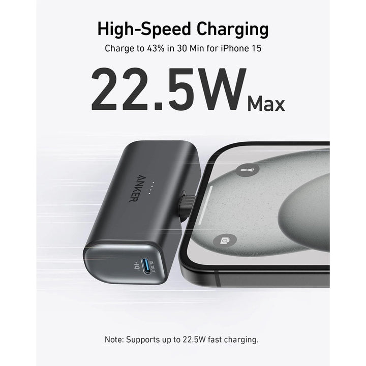 Anker Nano PowerBank 5000Mah With Usb Connector
