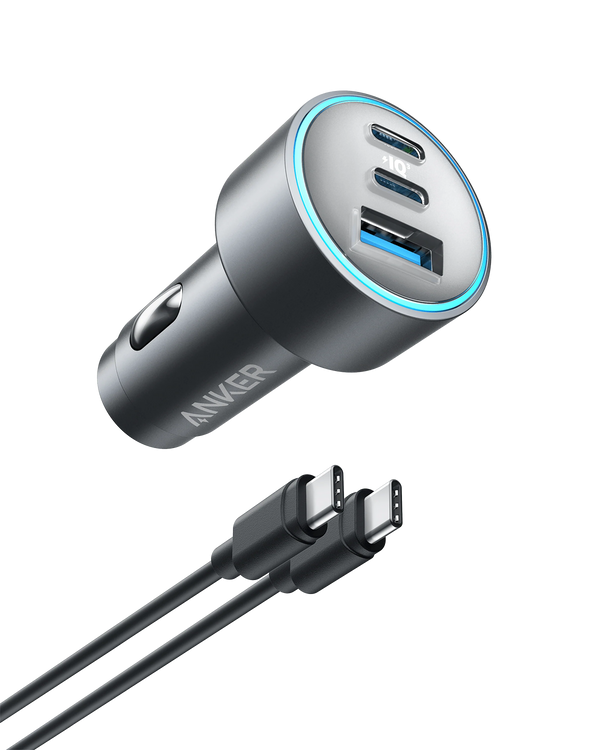 Anker Car Charger 67W (3 Ports) With Usb C Cable