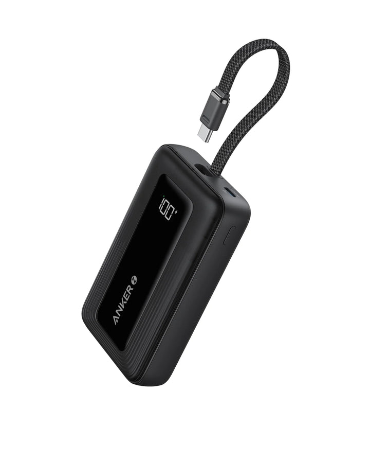 Anker Zolo PowerBank 10000Mah 30W With Built In Usb C Cable