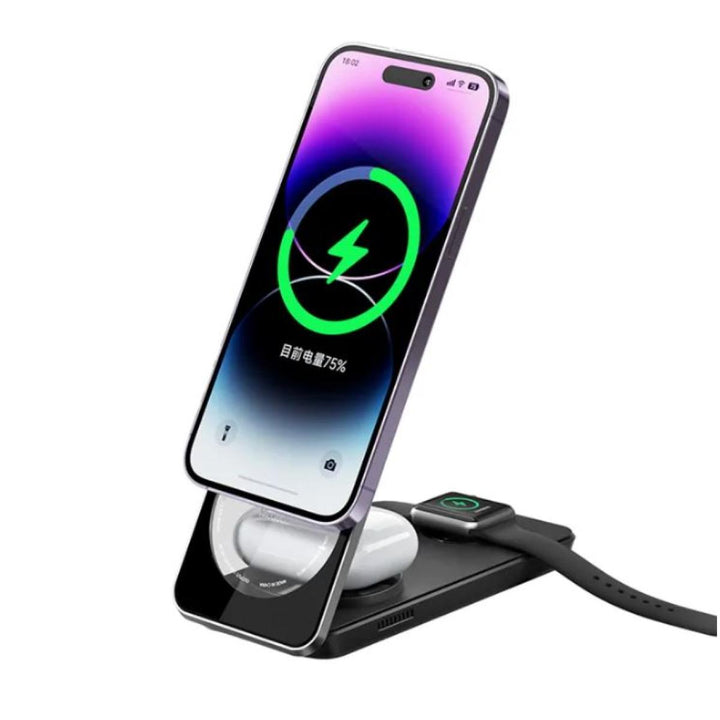Mcdodo 3 in 1 Foldable Mangetic Wireless Charging Stand
